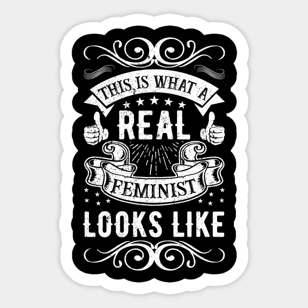 This Is What A Feminist Looks Like Sticker by SinBle